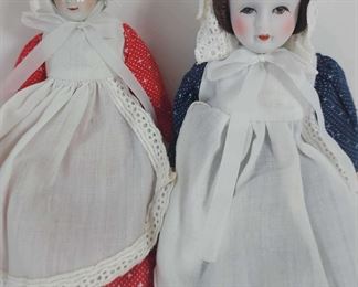 Porcelain Pilgram Dolls
