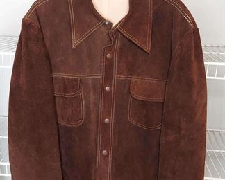 Roos Atkins Mens Suede Jacket, Vintage
