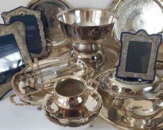 Silver Plate Tableware And Serveware