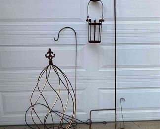 Wrought Iron Garden Decor