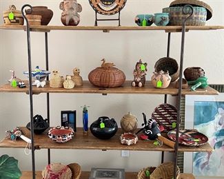 Native American Pottery, Figurines and Baskets