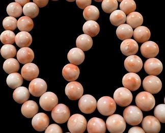 Peach Jade Necklace