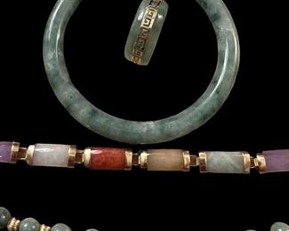 Jade Bangle, Ring, Bracelet