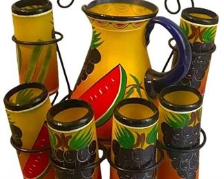 Mexican Glass Beverage Service