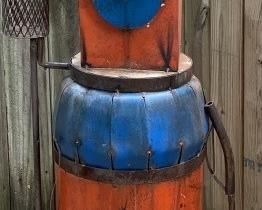 Gulf Pump Rustic Metal Garden Art