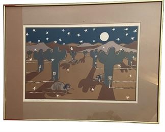 Hand Signed Starry Night Print