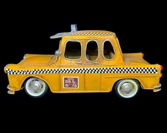 NYC Taxi Metal Decor
