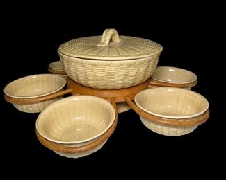 Walter Wilson Pottery and Lazy Susan