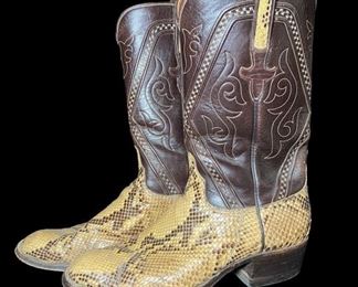 Lucchese Snake Skin Boots