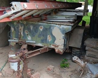 Camo painted trailer