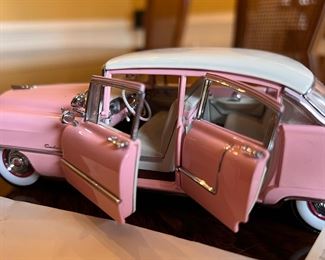 Franklin Mint model of Elvis' pink Cadillac (1 of 2)