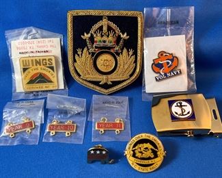 Military pins and accessories