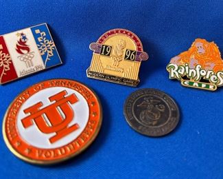 Assorted collectible pins