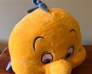 Large stuffed Flounder (one of many toys!)