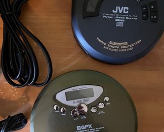 JVC/GPX portable CD players