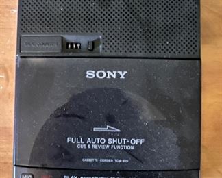 Sony cassette recorder