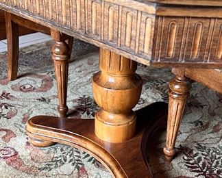 Detail of dining room table