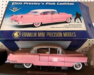 Franklin Mint model of Elvis' pink Cadillac (2 of 2)