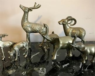 Brass Animal Figurines 