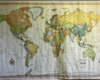 Large World Map 