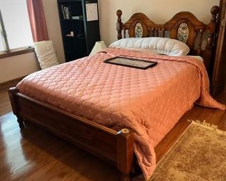 Stained Glass Queen Bed Frame 
