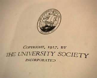 The University Society INC. Books 