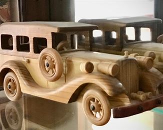 Wooden Car Figurine 
