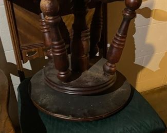 . . . great antique piano stool