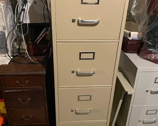 . . . four-drawer file cabinet