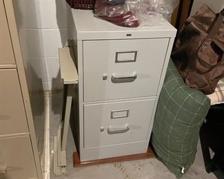 . . . two-drawer cabinet