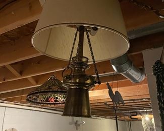 . . . vintage hanging lamp
