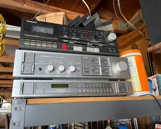 . . . Pioneer and Panasonic stereo components