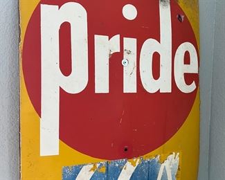 pride metal sign