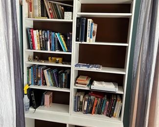 Huge white/brown bookshelves (4 units available)
