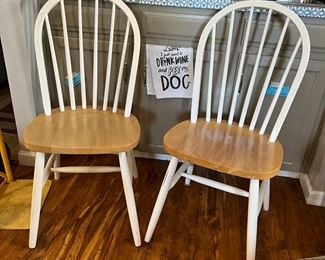 white kitchen chairs