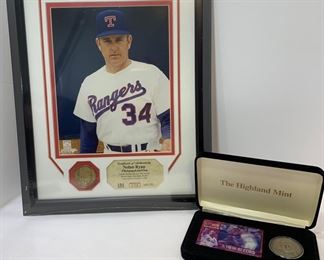 The Highland Mint Baseball Memorabilia: Nolan Ryan & Mark McGwire
