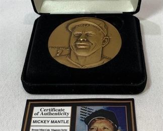 The Highland Mint Baseball Memorabilia: Mickey Mantle Magnum Series
