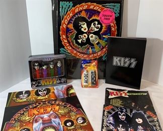 KISS Memorabilia: Artwork, Pez, Lighters & More (8PCS)