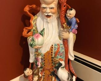 Vintage Chinese Old Wiseman Figure