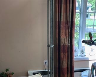 Vintage Giotto Stoppino Kartell Portariviste Magazine Holder, Torchere Floor Lamp