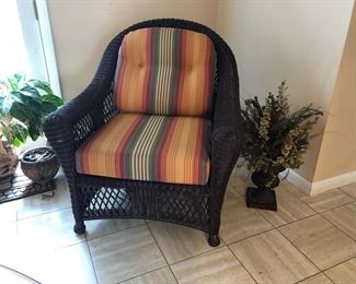 Wicker Chair, Plants