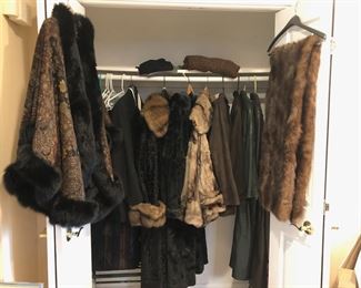 Fur Coats, Fur Wrap, Cashmere Wrap w/ Fpx Trim