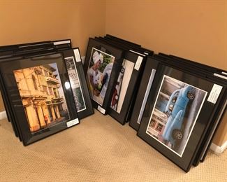 Framed Photographs of Cuba