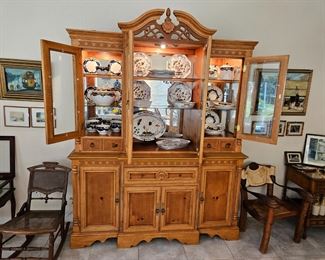 Matching china cabinet