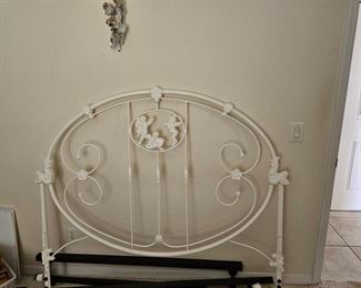Antique iron bed