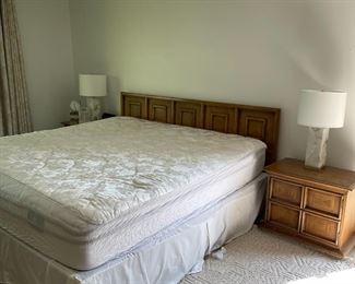 King mattress and box spring also available