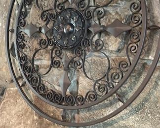 Bronze colored lightweight wall decor