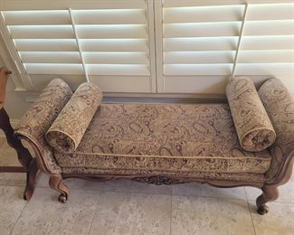 Ethan Allen French Style Bench