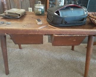 Unique Table - reminds of a Cobbler's table