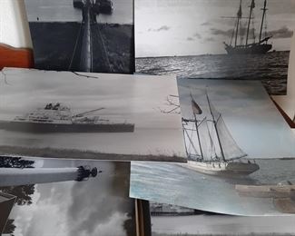 literally hundreds of photographs for many different settings....railroad, boats, Tawas ( and surrounding cities), war, etc